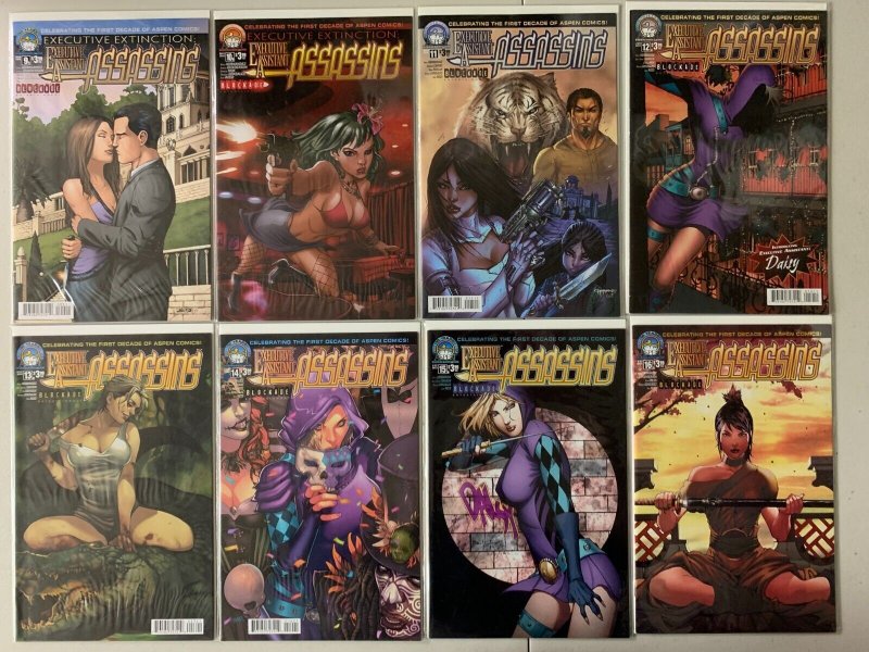 Executive Assistant Assassins Aspen Comics set #1-18 18 diff 8.0 (2012-13)