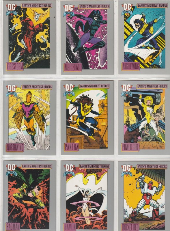 1992 Impel DC Cosmic Trading Cards(56 cards)