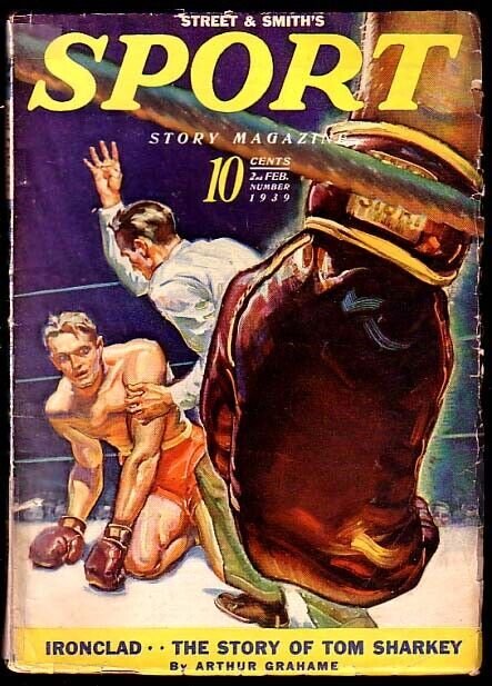 SPORT STORY-FEB 2 1939-CLASSIC BOXING COVER FN