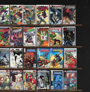 Huge Lot 150+ Comics with Web Of Spider-Man, Thor, Spider-Man& & More!