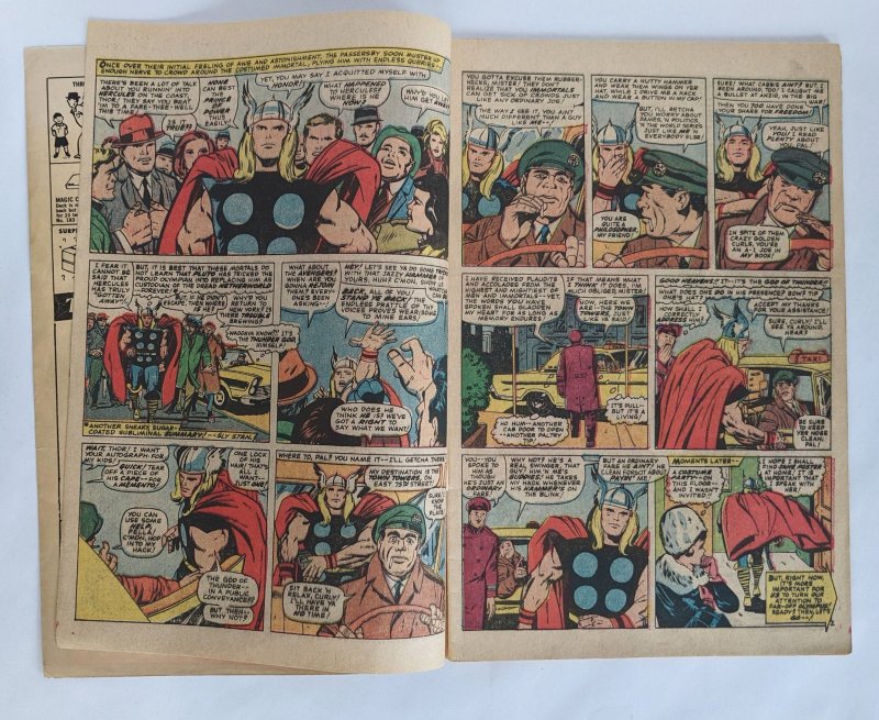 THOR  #129 (1966)  GD-VG  Kirby & Colletta art