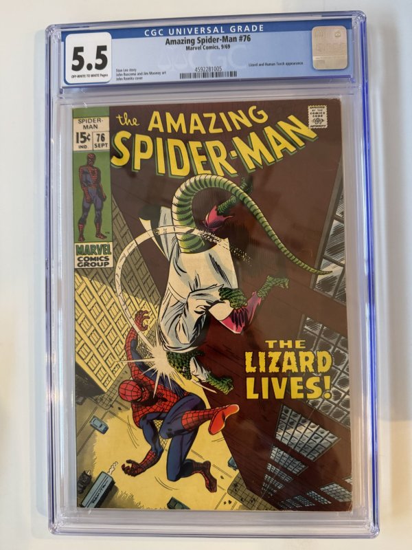 Amazing Spider-Man #76 CGC 5.5  (1969)