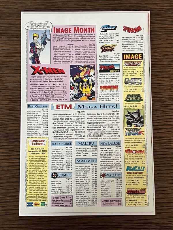 WildC.A.T.s #1 (1992). NM. 1st app WildC.A.T.s. Includes trading cards. Lee c/a.