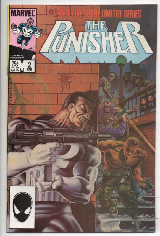 PUNISHER #2, NM-, Mike Zeck, Mini Series, 1986, more Marvel in store