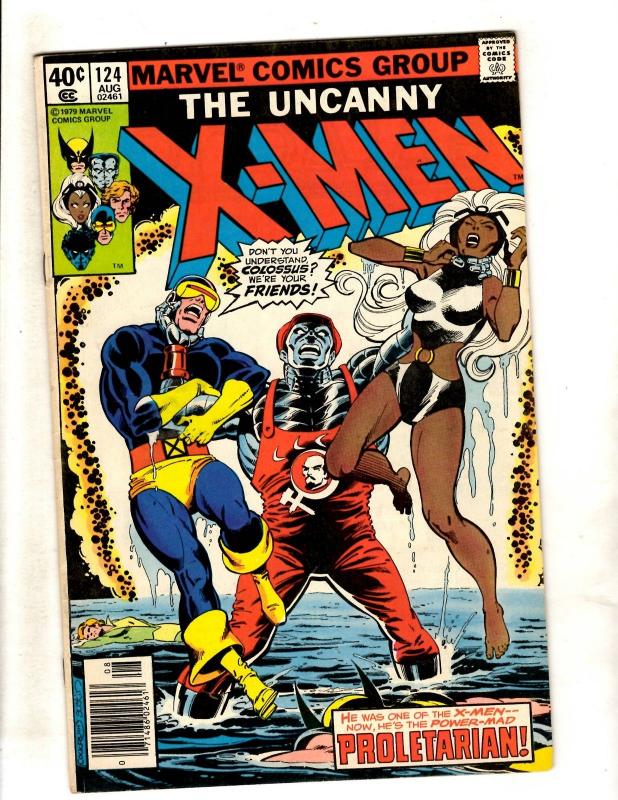 Uncanny X-Men # 124 VF Marvel Comic Book Wolverine Magneto Storm Cyclops J325