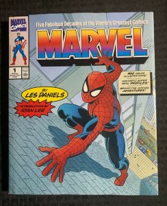 1991 Five Fabulous Decades MARVEL COMICS by Les Daniels HC/DJ NM/VF Abradale