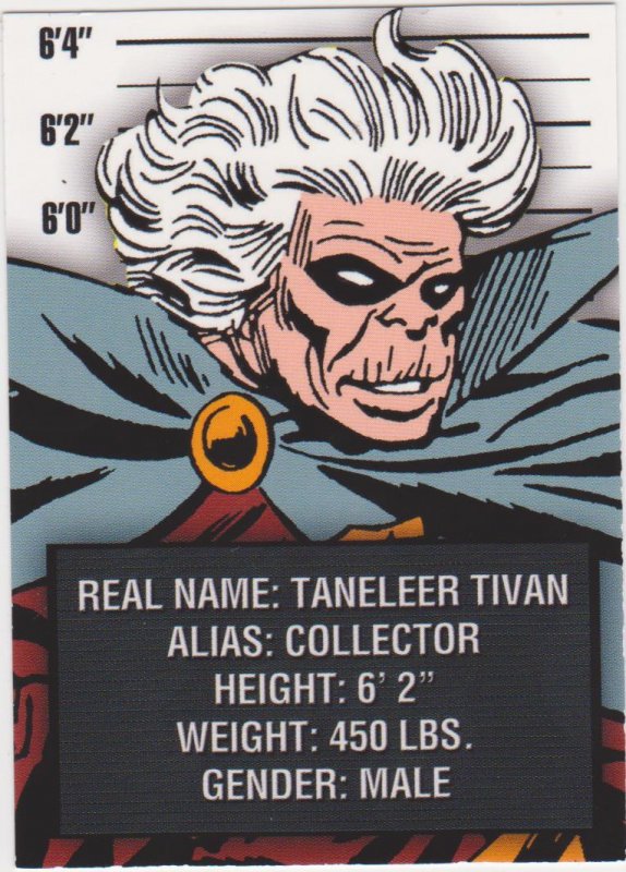 2015 Avengers Silver Age Trading Cards-Classic Villains #CV8 The Collector