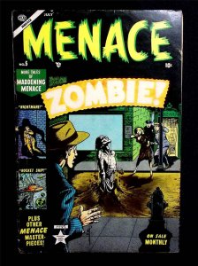 Menace #5 1953 1st App.Zombie(Simon Garth)Atlas Bill Everett PCH Pre-Code Horror
