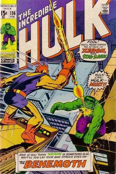 Incredible Hulk (1968 series)  #136, VG+ (Stock photo)