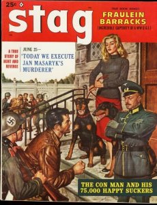 STAG 1959 FEB-JAMES BAMA-FRAULEIN NAZI CVR-WILD ISSUE- FN