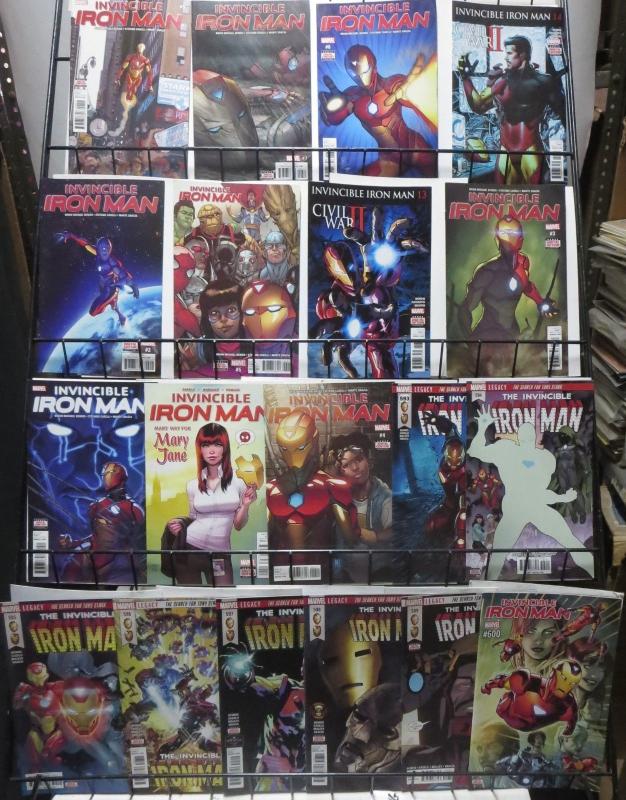 INVINCIBLE IRON MAN COLLECTION! 20 ISSUES, VF-NM! Series 2,3,4! RiRi Williams!