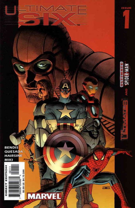 Ultimate Six #1 VF ; Marvel | Spider-Man Ultimates