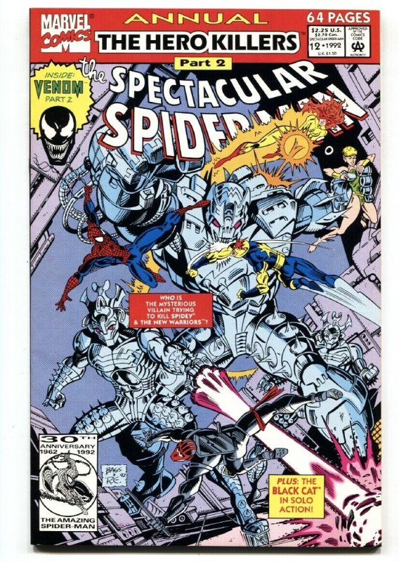 SPECTACULAR SPIDER-MAN ANNUAL #12 SOLO VENOM story  comic book  NM-