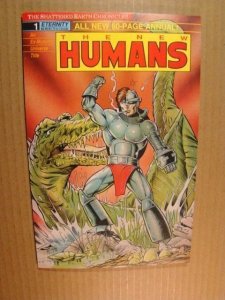 NEW HUMANS ANNUAL 1 *NM+ 9.6* ETERNITY COMICS POST APOCALYPTIC EARTH 60 PAGES