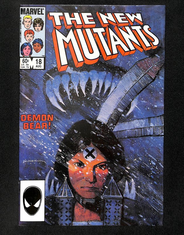 New Mutants #18 1st Warlock!