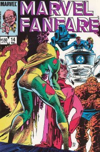Marvel Fanfare #14 FN ; Marvel | Vision Scarlet Witch