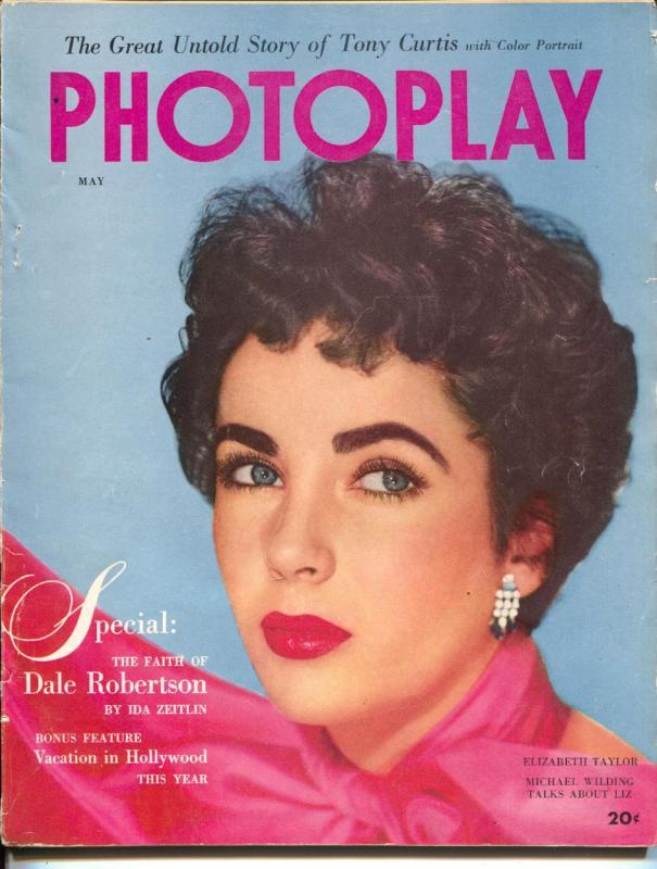 Photoplay-Liz Taylor-Red Skelton-Tony Curtis-Michael Wilding-May-1952