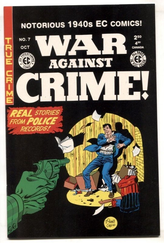 War Against Crime #7 2000- Gemstone reprint- EC comic