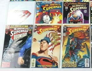 Adventures of Superman 24 issue Mixed Lot DC Comics 1989-2004 w/ Keys & Annuals