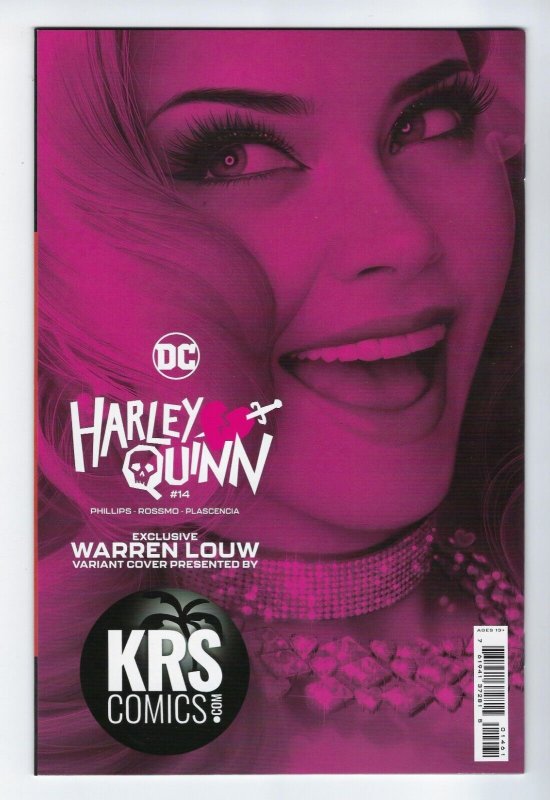 HARLEY QUINN #14 (2022) WARREN LOUW TRADE EXCLUSIVE VARIANT DC COMICS NM