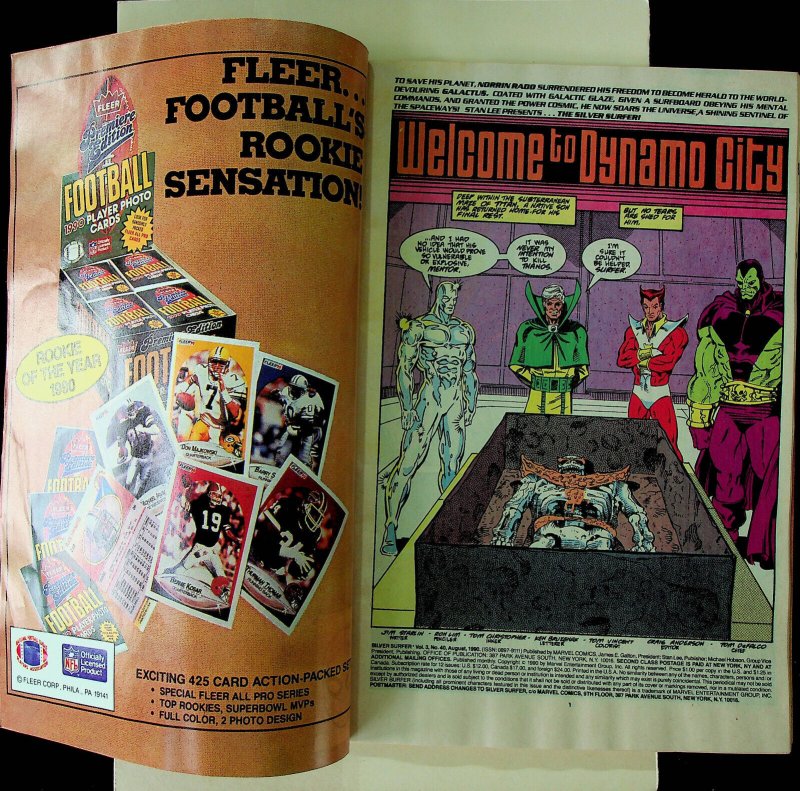 Silver Surfer #40 - (Aug, 1990; Marvel) - Very Fine 