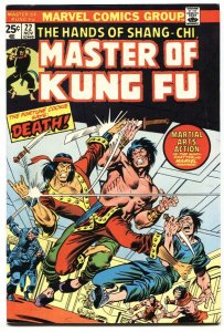 Master of Kung Fu #22 1974 comic book Marvel VF