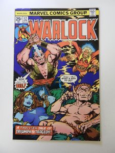 Warlock #12 (1976) VG/FN condition subscription fold