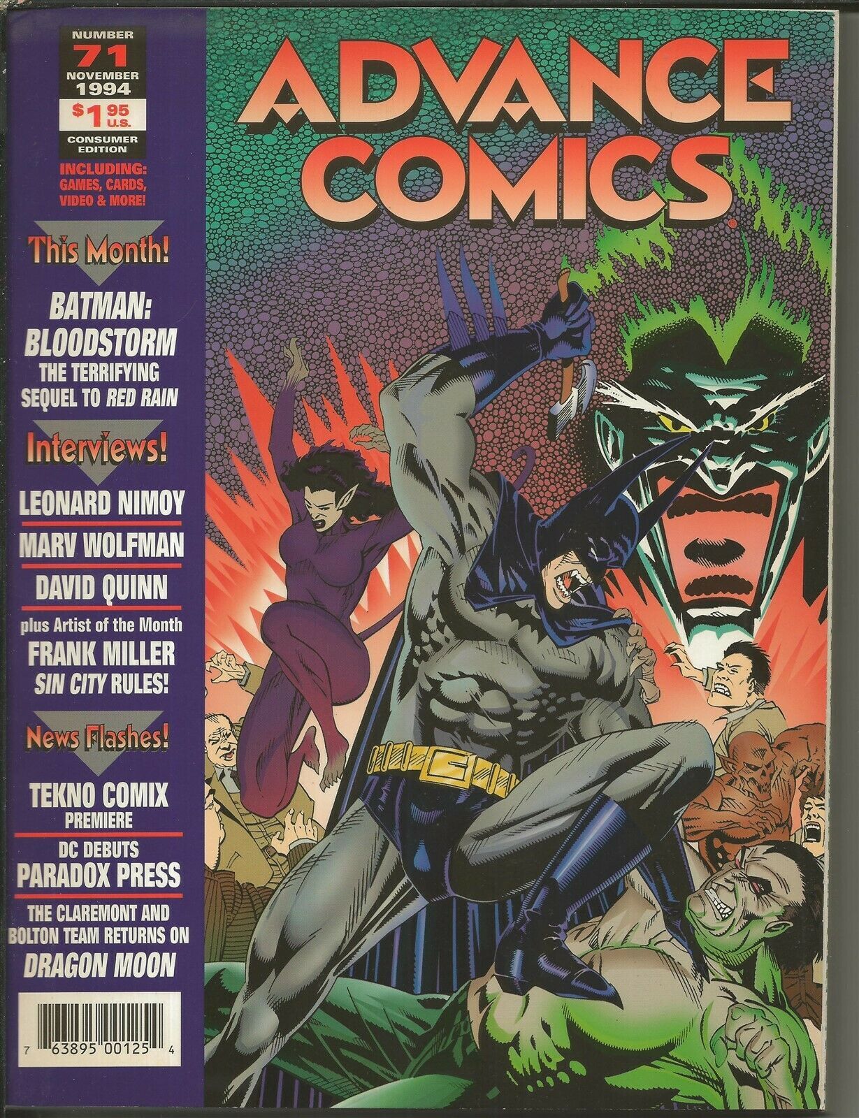 Advance Comics #71 ORIGINAL Vintage 1994 Capital City Batman Bloodstorm |  Comic Books - Modern Age, Batman / HipComic