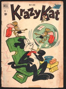 Krazy Kat #1  1951 - Dell  -G- - Comic Book