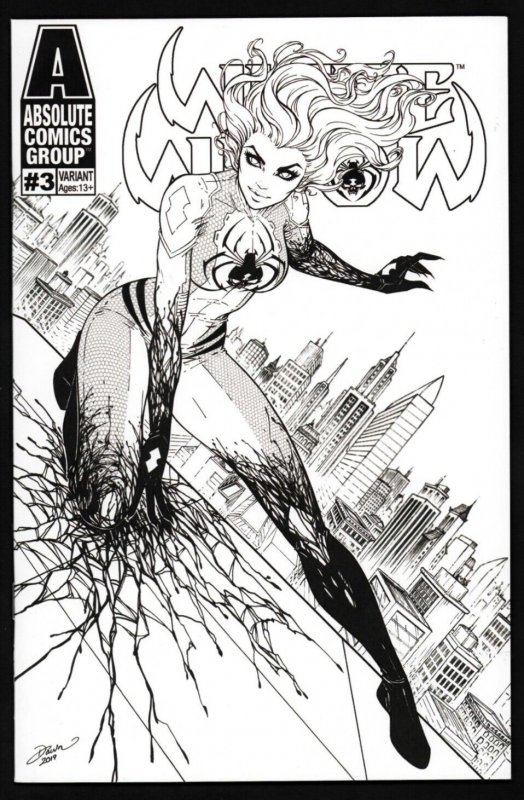 WHITE WIDOW #3 - 2pc Lot Dawn McTeigue Variants (9.2OB) 2019