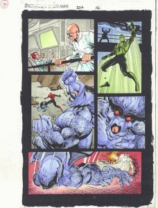 Spectacular Spider-Man #236 p.12 Color Guide Art - Jonas Harrow by John Kalisz