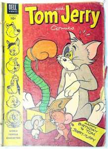 Tom & Jerry Comics #122 (1954) Dell Comics Tom and Jerry 1st Print Comic Book