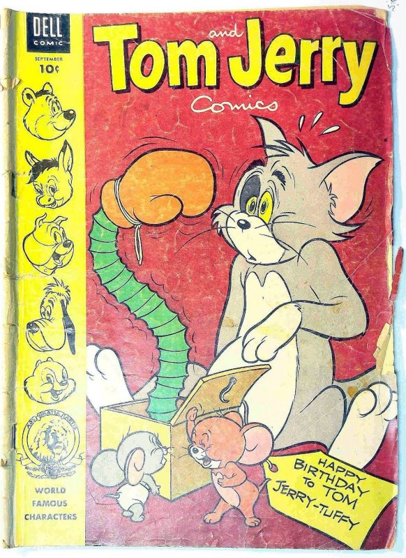 Tom & Jerry Comics #122 (1954) Dell Comics Tom and Jerry 1st Print Comic Book
