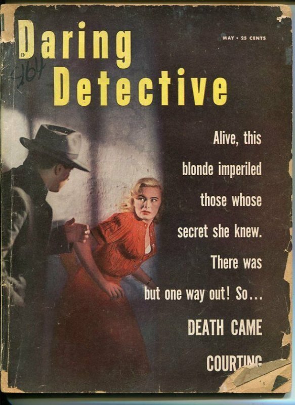 DARING DETECTIVE-MAY 1951-SPICY-MURDER-KIDNAP-RAPE-STRANULATION-good G