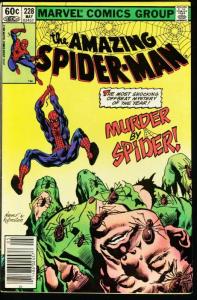 AMAZING SPIDER-MAN #228-1982-MARVEL-fine FN