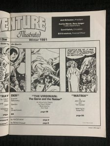 1981 ADVENTURE ILLUSTRATED Magazine #1 FN+ 6.5 Bill Sienkiewicz / Don Heck