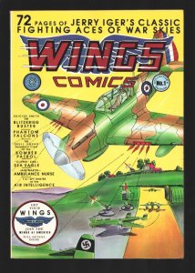 Jerry Iger's Classic Wings Comic #1 1985-1st issue-Fiction House-1940-VF