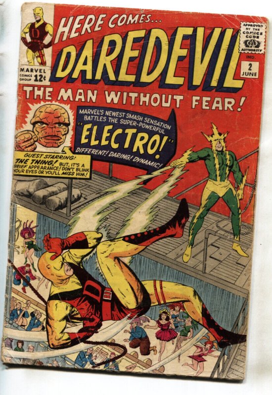 Daredevil #2--1964--Marvel--Electro--Yellow costume--comic book--G/VG
