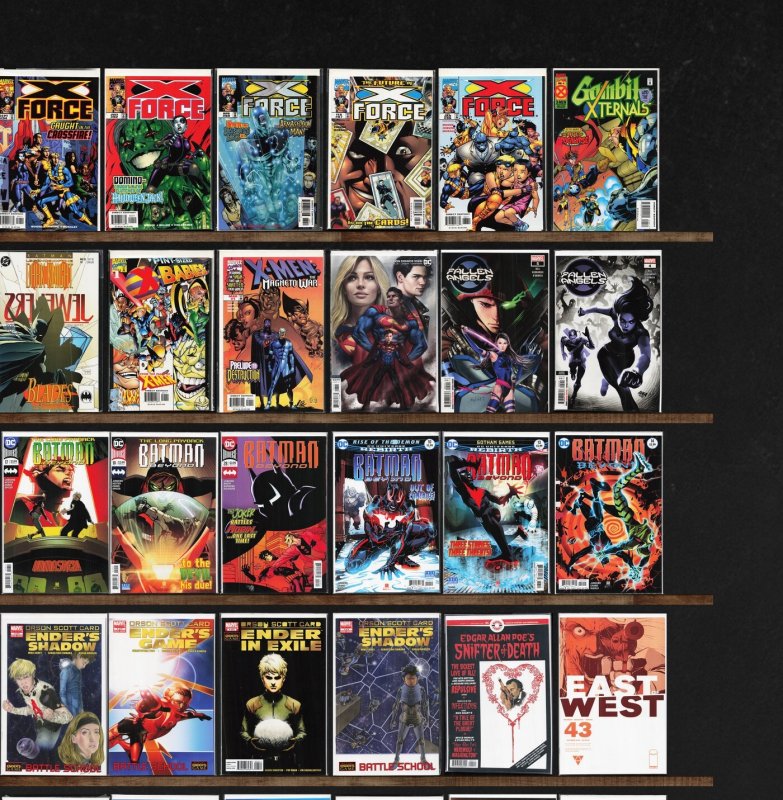 Huge Lot 150+ Comics with X-Force, Batman Beyond, X-Men Unlimited & More!