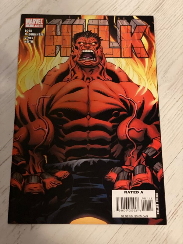 ??HULK #1 (2008)  App Red Hulk/General Ross -Thunderbolts MC