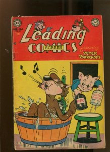 LEADING COMICS #61 (4.0) PETER PORKCHOPS! 1953