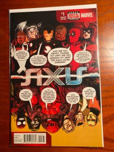 Avengers & X-Men: Axis #1 Deadpool Cover (2014)