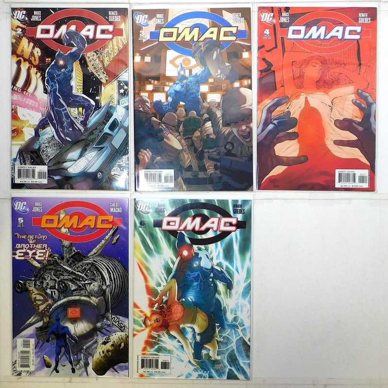 OMAC Lot of 5 #2, 3, 4, 5, 6 (2006) DC Comics 1st Print Comic Books