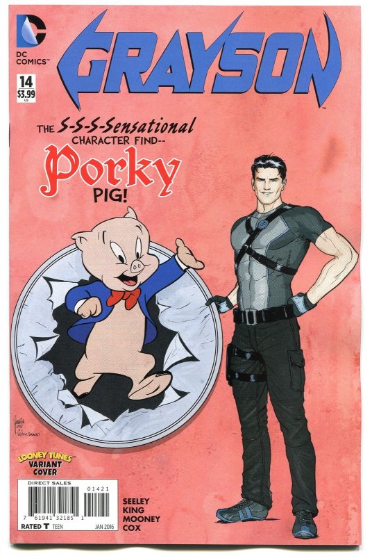 DC Comics New 52 Grayson #14 Looney Tunes Variant Cover (Nightwing)