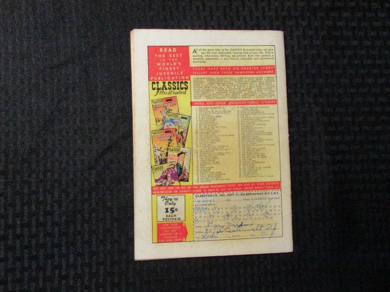 1951 UNDER TWO FLAGS Classics Illustrated #86 GD+ 2.5 Gilberton