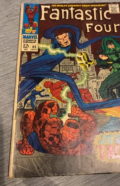 Fantastic Four #65  (1967) first Ronan the accuser lower grade