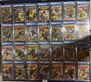 Amazing Fantasy 15 Spider-man 1-900 COMPLETE SET 85% ARE CGC 9.8 149 UP ALL 9.8 