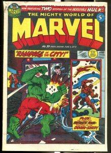 Mighty World Of Marvel--#35--1973--COMIC BOOK--Marvel--VG