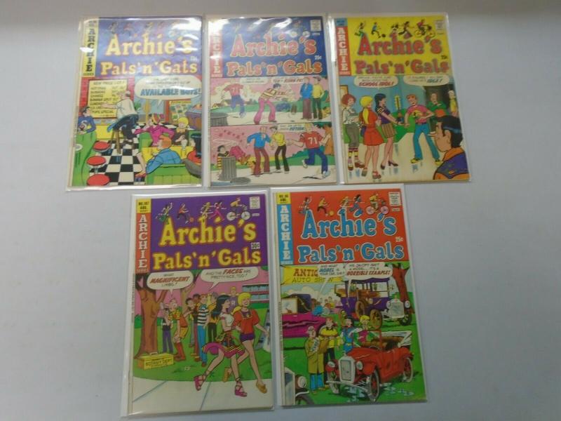 Bronze Age Archie Pals 'n' Gals comic lot 10 different from #90-140 6.0/FN (1974