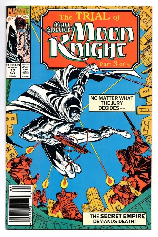 Marc Spector: Moon Knight #17 (Marvel, 1990) VF/NM